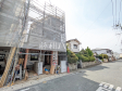 2号棟　接道状況および現場風景　【福岡市西区福重５丁目】