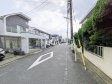 接道状況および現場風景　【世田谷区成城８丁目】