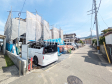 1号棟　接道状況および現場風景　【福岡市南区大平寺２丁目】