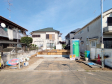 外観　【立川市西砂町２丁目】 まだまだ建築中ですが、ぜひ現地をご覧になりませんか？基礎の状態は建築中にしかご覧になれません！ 