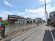 接道状況および現場風景(現況：古屋あり)　　【立川市栄町２丁目】
