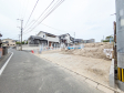 3号棟　接道状況および現場風景　【福岡市城南区友丘４丁目】