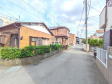 接道状況および現場風景　【所沢市大字上安松】