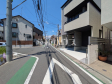 接道状況および現場風景　【世田谷区千歳台６丁目】