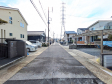 接道状況および現場風景(3号棟側)　【名古屋市守山区大字吉根】