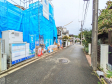 接道状況および現場風景　【小金井市貫井南町４丁目】