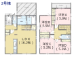 2号棟　間取図　【福岡市中央区笹丘１丁目】