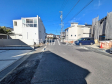 接道状況および現場風景　北側　【春日井市東野町西２丁目】