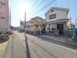 接道状況および現場風景　【立川市砂川町８丁目】