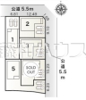 全体区画図　【岩倉市八剱町郷】