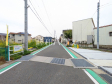 接道状況および現場風景　【春日井市町屋町】