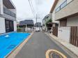 接道状況および現場風景　【練馬区石神井町７丁目】
