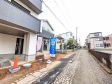 接道状況および現場風景　【富士見市関沢２丁目】