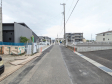 接道状況および現場風景　【北名古屋市鍜治ケ一色村内西】