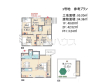 建物プラン例（間取図）　1号地【杉並区久我山４丁目】　[参考プラン] 建物価格：2,425万円（税込）　建物面積：94.36m&sup2;