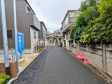 接道状況および現場風景 【杉並区下井草5丁目】 接道状況および現場風景 【杉並区下井草5丁目】