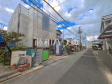 接道状況および現場風景　【名古屋市北区六が池町】