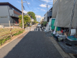 接道状況および現場風景　【練馬区三原台３丁目】