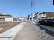 接道状況および現場風景　【岩倉市本町南新溝廻間】