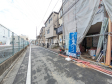 接道状況および現場風景　【板橋区新河岸１丁目】