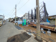 接道状況および現場風景　【福岡市東区美和台３丁目】