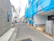 接道状況および現場風景　【板橋区富士見町】