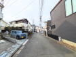 接道状況および現場風景　【調布市布田５丁目】