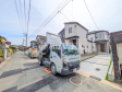接道状況および現場風景　【福岡市東区青葉７丁目】