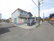 接道状況および現場風景　【北名古屋市鹿田南蒲屋敷】