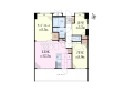 間取図　【 ライオンズマンション朝霞本町第二】