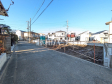 接道状況および現場風景　【八王子市長房町】