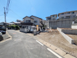 接道状況および現場風景　【福岡市東区舞松原５丁目】