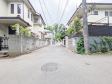 接道状況および現場風景　【小平市中島町】