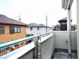 A号棟　バルコニー(施工中)　【国分寺市西町５丁目】
