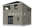 1号棟　完成予想図（外観）　【春日井市上条町９丁目】