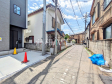 接道状況および現場風景　【新座市栗原６丁目】