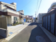 接道状況および現場風景　【杉並区宮前５丁目】