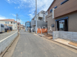 接道状況および現場風景　【朝霞市根岸台７丁目】