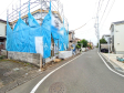 接道状況および現場風景　【立川市若葉町４丁目】