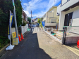 接道状況および現場風景　【杉並区清水３丁目】