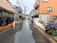 接道状況および現場風景　【杉並区上高井戸１丁目】