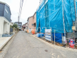 接道状況および現場風景　【富士見市渡戸３丁目】