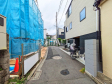 接道状況および現場風景　【中野区松が丘１丁目】