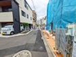 接道状況および現場風景　【中野区松が丘１丁目】