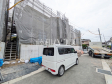 5号棟　接道状況および現場風景　【福岡市東区八田３丁目】