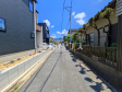 接道状況および現場風景　【福岡市西区今宿２丁目】
