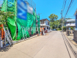 接道状況および現場風景　【立川市砂川町４丁目】