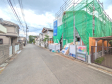接道状況および現場風景　【立川市砂川町４丁目】