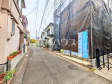 接道状況および現場風景　【新座市石神４丁目】