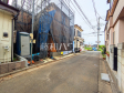 接道状況および現場風景　【新座市石神４丁目】